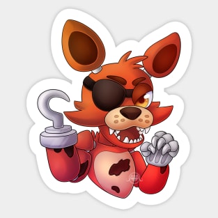 Foxy Pirate Sticker